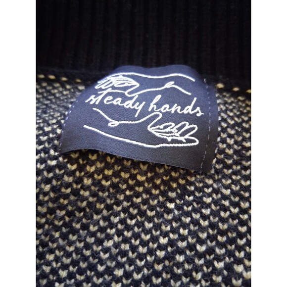 Steady Hands Sweater Cardigan Over The Garden Wall Knit Pocket Pullover Sz S - Picture 3 of 7